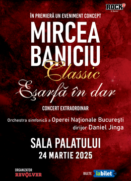 Mircea Baniciu la Sala Palatului - Esarfa in dar