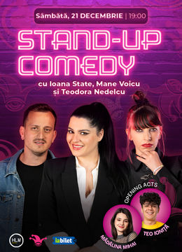 The Fool:  Stand-up comedy cu Ioana State, Mane Voicu și Teodora Nedelcu