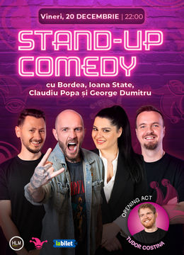 The Fool: Stand-up cu Bordea, Ioana State, Claudiu Popa și George Dumitru