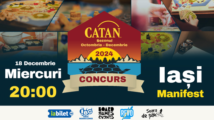 Iasi: Concurs de Catan @ Board Games Events