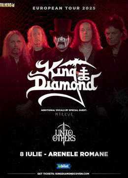 King Diamond, Unto Others si Myrkur (special guest) la Arenele Romane