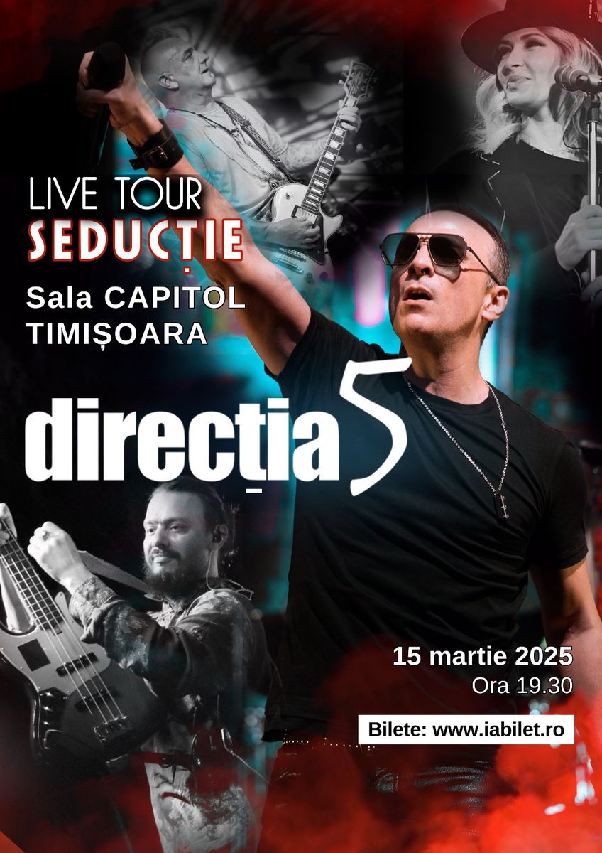 Bilete Timișoara Direcția 5 Senzitiv Live Tour 2025 15 mar '25
