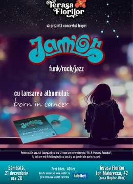 JAM’OR - “Born in Cancer” , lansare de album