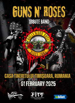 Timișoara: Hollywood Rose | Guns N' Roses Tribute Band - Hungary | Casa Tineretului