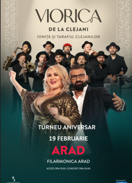 Arad: ”Turneu Aniversar 35” Viorica & Ionita si Taraful Clejanilor