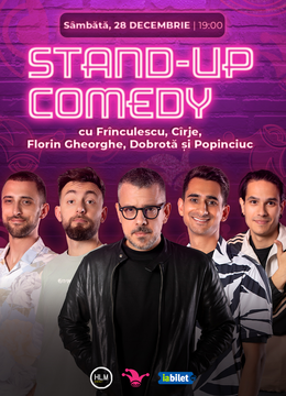 The Fool: Stand-up comedy cu Frînculescu, Cîrje, Florin Gheorghe, Alex Dobrotă și Mirel Popinciuc