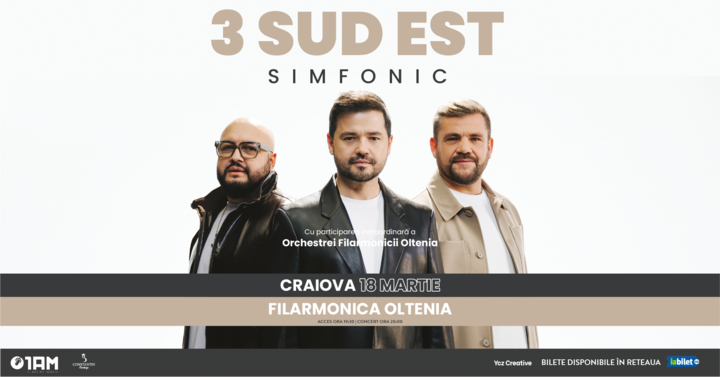 Craiova: Turneu 3 SUD EST - Live Tour 2025 - Simfonic