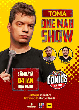 Stand-up One Man Show cu Toma la ComicsClub!