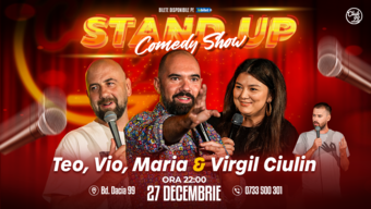 Stand up Comedy cu Teo, Vio, Maria - Virgil Ciulin la Club 99