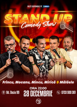 Stand up Comedy cu Frîncu, Mocanu, Mincu, Mirică & Mălăele la Club 99