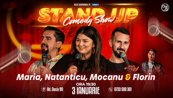 Stand up Comedy cu Maria Popovici, Natanticu, Mocanu - Florin Gheorghe la Club 99