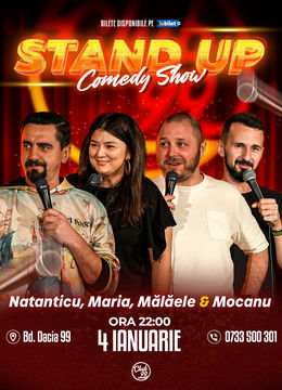 Stand up Comedy cu Natanticu, Maria Popovici, Mălăele & Mocanu la Club 99