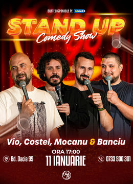 Stand up Comedy cu Vio, Costel, Mocanu & Banciu la Club 99