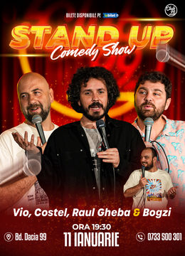 Stand up Comedy cu Vio, Costel, Raul Gheba - Bogzi la Club 99