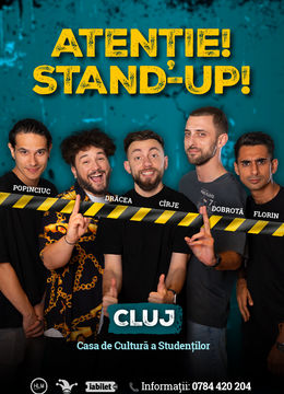 Cluj: Stand-up comedy cu Drăcea, Cîrje, Florin, Dobrotă și Popinciuc