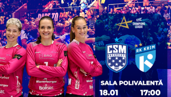 EHF Champions League - Runda 10: CSM București vs Krim Mercator Ljubljana