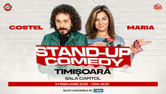 Timisoara: Costel și Maria Popovici - Stand Up Comedy Show