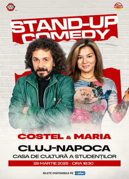 Cluj-Napoca: Costel și Maria Popovici - Stand Up Comedy Show 1