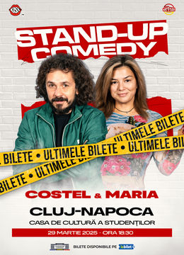 Cluj-Napoca: Costel și Maria Popovici - Stand Up Comedy Show 1