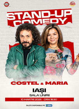 Iasi: Costel și Maria Popovici - Stand Up Comedy Show