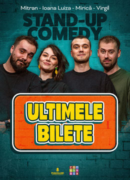 Bacău: Stand-up Comedy cu Mirică, Luiza, Mitran și Virgil | Niște Oameni