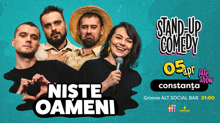 Constanța: Stand-up Comedy cu Mirică, Luiza, Mitran și Virgil | Niște Oameni