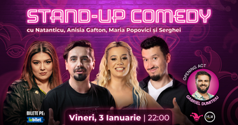 The Fool:  Stand-up comedy cu Natanticu, Maria Popovici, Anisia și Serghei