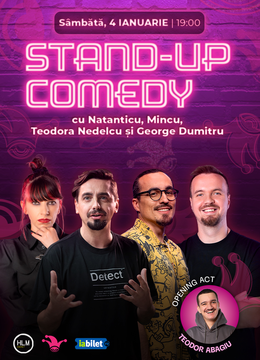 The Fool:  Stand-up comedy cu Natanticu, Mincu, Teodora Nedelcu și George Dumitru