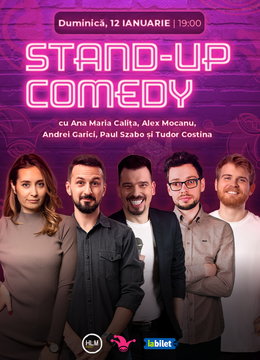 The Fool:  Stand-up comedy cu Ana Maria Calița, Alex Mocanu, Andrei Garici, Paul Szabo și Tudor Costina