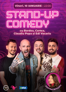 The Fool:  Stand-up comedy cu Bordea, Cortea, Claudiu Popa și Edi Vacariu