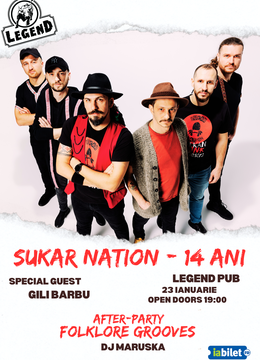 Iași: Sukar Nation - Balkan Punk Orchestra - Aniversare 14 Ani