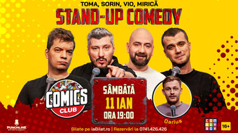 Stand-up cu Sorin , Toma, Vio și Mirică la ComicsClub!