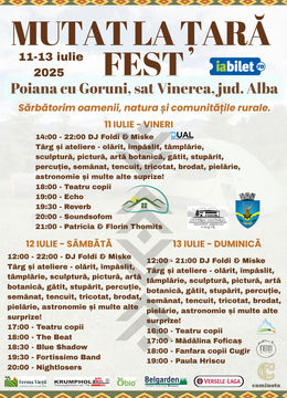Cugir: Mutat la Tara Fest 2025