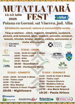 Cugir: Mutat la Tara Fest 2025