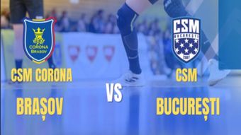 Brasov: Handbal CSM Corona Brasov - CSM Bucuresti