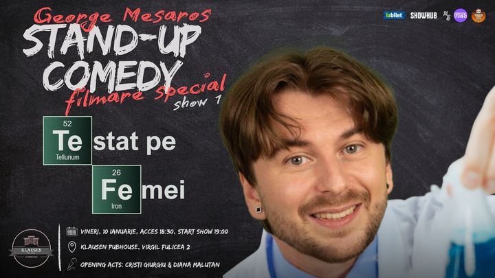 Cluj-Napoca: Stand-up Comedy "Testat pe femei" George Mesaros