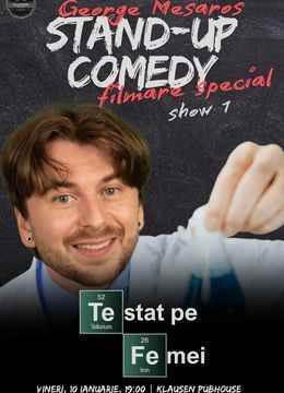 Cluj-Napoca: Stand-up Comedy "Testat pe femei" George Mesaros