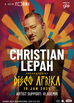 Disco Afrika presents: Christian Leppah at FORM Space!