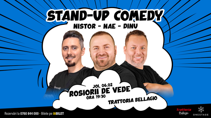 Roșiorii de Vede: Stand-up cu Nae Nicolae, Bogdan Nistor si Gabriel Dinu