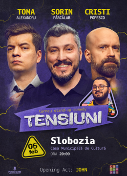 Slobozia | Stand-up Comedy cu Sorin Pârcălab, Toma și Cristi Popesco