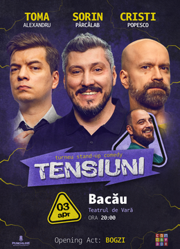 Bacau | Stand-up Comedy cu Toma, Cristi & Sorin Pârcălab