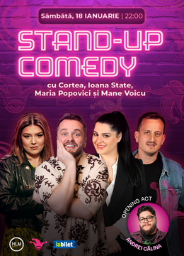 The Fool:  Stand-up comedy cu Nelu Cortea, Maria Popovici, Ioana State și Mane Voicu