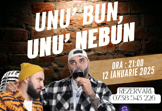 Stand-Up Comedy cu Ramore și Ionuț Țigănescu - "Unu' bun, unu' nebun"