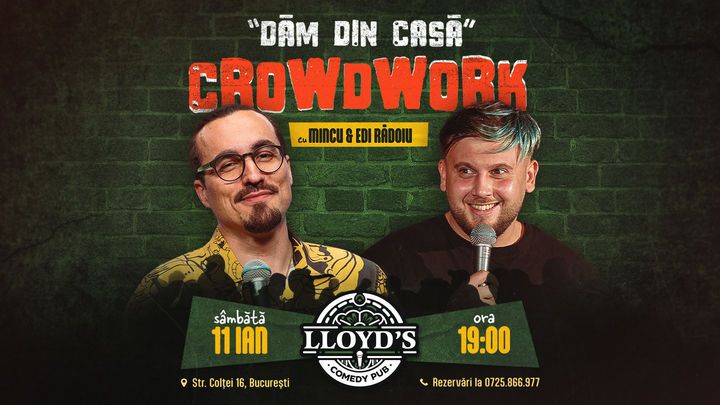 DĂM DIN CASĂ` | Show de crowdwork cu Mincu și Edi Rădoiu