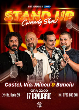 Stand up Comedy cu Costel, Vio, Mincu & Banciu la Club 99