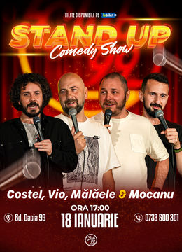 Stand up Comedy cu Costel, Vio, Mălăele & Mocanu la Club 99