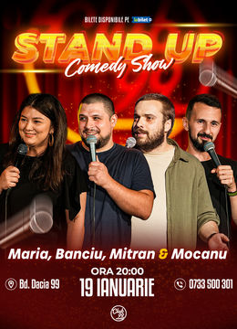 Stand up Comedy cu Maria Popovici, Banciu, Mitran & Mocanu la Club 99