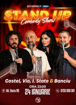 Stand up Comedy cu Costel, Vio, Ioana State & Banciu la Club 99