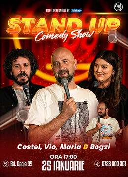 Stand up Comedy cu Costel, Vio, Maria Popovici - Bogzi la Club 99