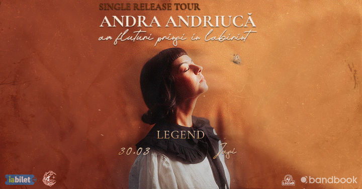 Andra Andriucă • Lansare „Am fluturi prinși în labirint” • Legend Pub • 30.03.2025